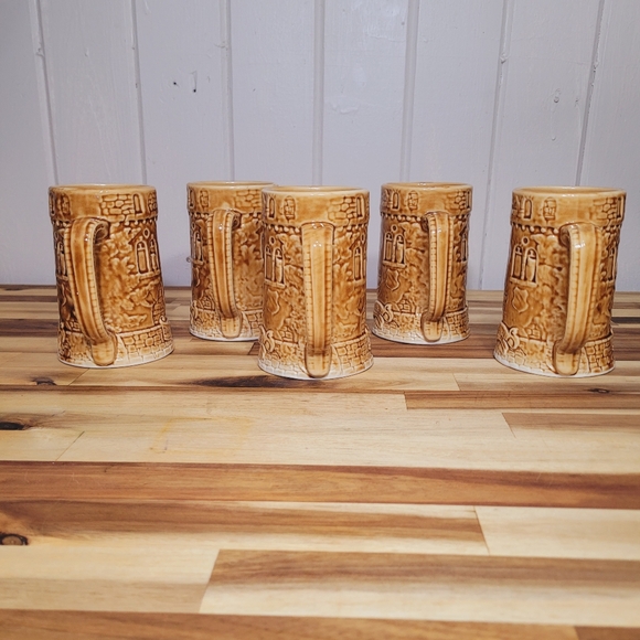 Gesundheit European Stoneware Beer Bar Stein SHENANGO 16oz Mug Ceramic w Handle - Picture 3 of 7